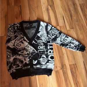 Selby Black knit sweater